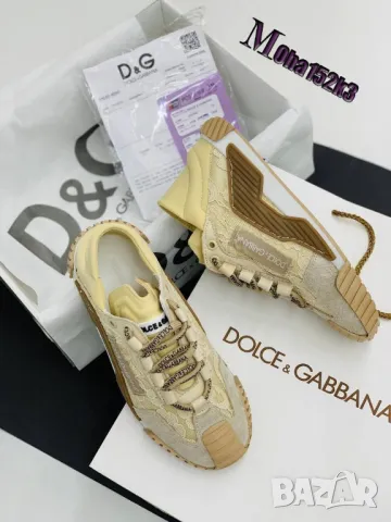 дамски маратонки от естествена кожа Dolce&Gabbana , снимка 4 - Маратонки - 49009138