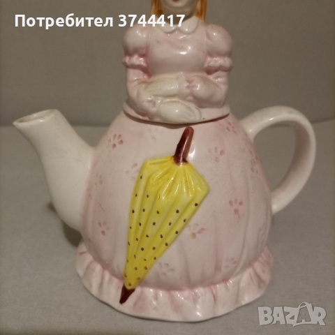 Рядка находка Очарователен винтаж чайник изработен от Shawnee Pottery само за декоративни цели , снимка 8 - Декорация за дома - 44961675