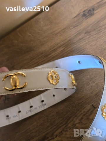 Италиански дамски колан от естествена кожа , снимка 6 - Колани - 53891202