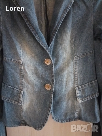 Отлично дънково яке, снимка 8 - Якета - 52637118