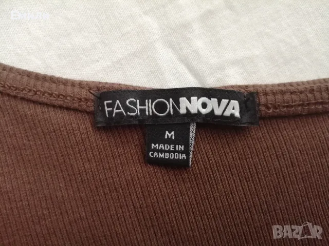 FashionNova дамско боди с едно рамо р-р M, снимка 11 - Корсети, бюстиета, топове - 47040147