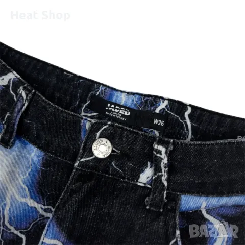 Дамски дънки Jaded London Lightning Denim Jeans, снимка 5 - Дънки - 50403039