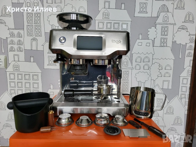 Кафемашина SAGE the Barista Touch с дисплей и кафемелачка, снимка 2 - Кафемашини - 53706461