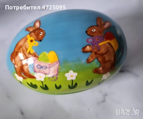 Керамично яйце, снимка 4 - Декорация за дома - 53501300