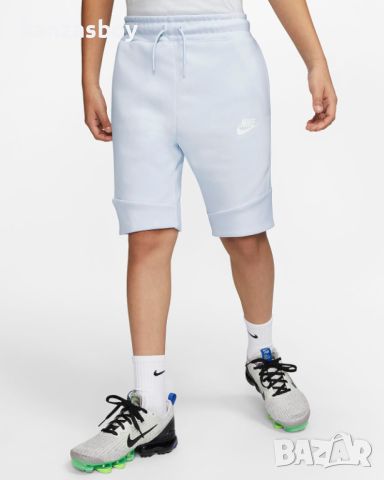 Nike Tech Fleece Shorts - страхотни юношески панталони КАТО НОВИ, снимка 3 - Детски къси панталони - 45797405