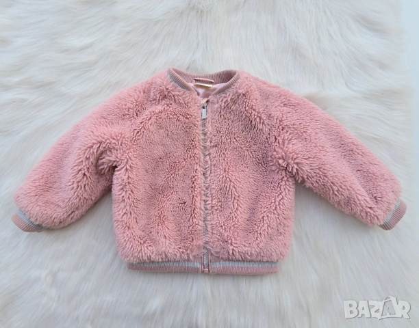 Детско пухено яке 9-12 месеца , снимка 4 - Бебешки якета и елеци - 54014821