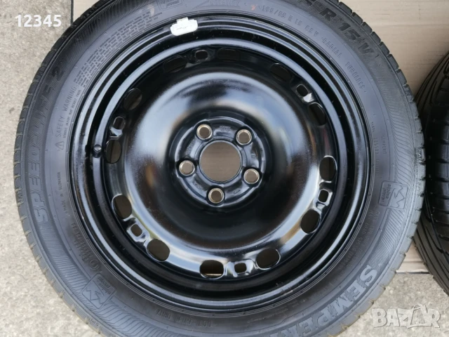 15’’ 5x100 originalni za skoda с гуми semperit 195/55R15 -№543, снимка 6 - Гуми и джанти - 51180394