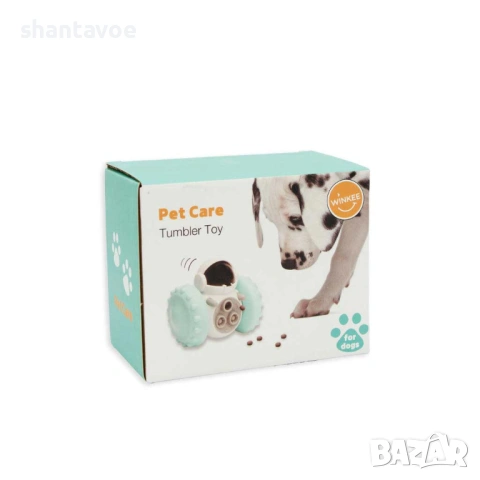 Играчка робот за даване на храна на кучета и котки