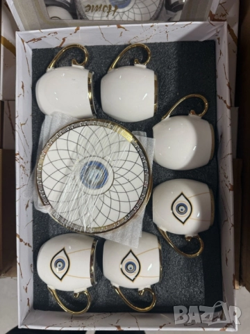 Луксозен сервиз за кафе – елегантност, която превръща всяка глътка в ритуал, снимка 6 - Сервизи - 52409016