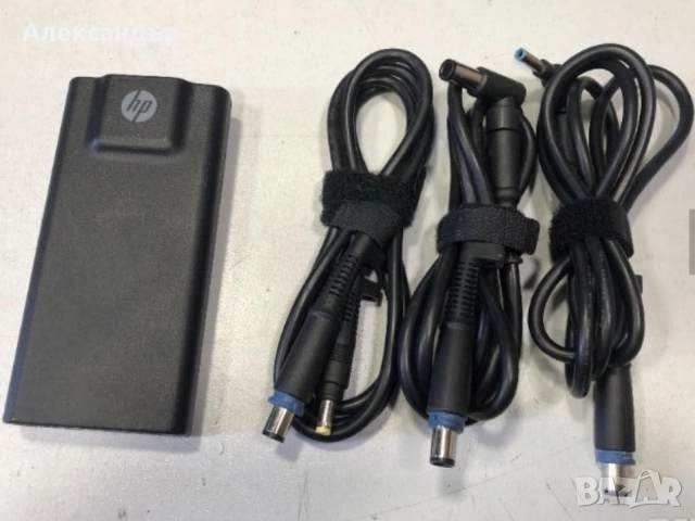 HP Travel Slim 65W оригинално зарядно с USB (19,5V/5V,3,33A/1A,65W