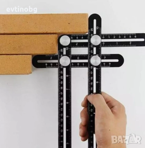 Измервателен инструмент с шест ъгъла и шаблон, снимка 7 - Други инструменти - 54052818