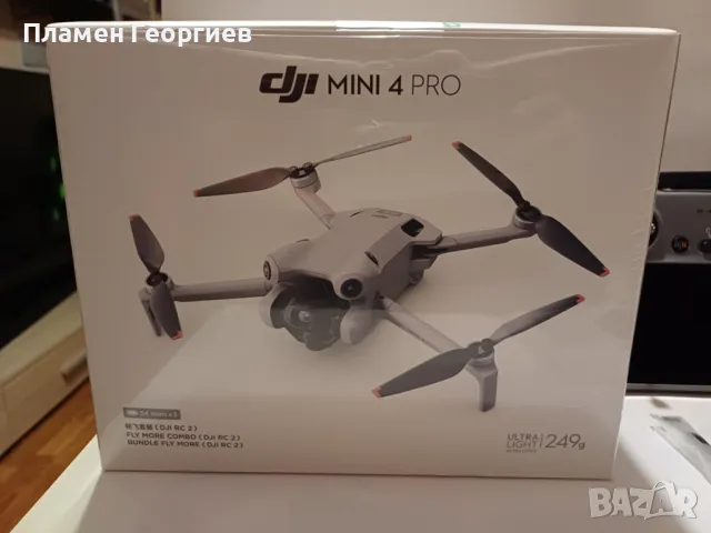 Дрон DJI Mini 4 PRO Fly More Combo + Smart Controller RC 2, снимка 17 - Дронове и аксесоари - 48949555