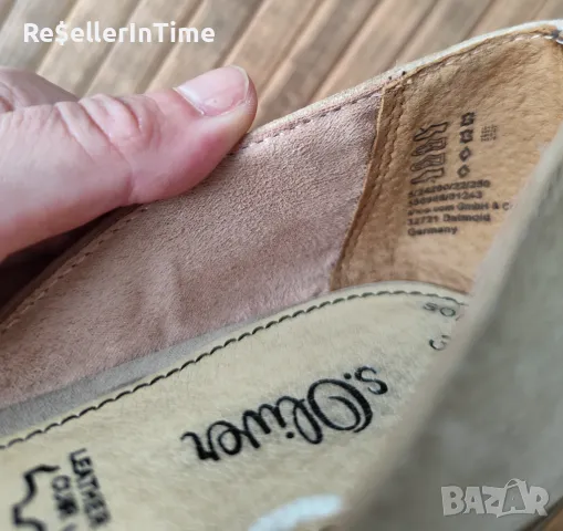 Обувки s. Oliver , естествен велур 38 номер , снимка 3 - Дамски ежедневни обувки - 49889314