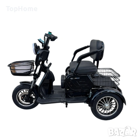 Електрическа Триместна Триколка X1 1800W , снимка 3 - Мотоциклети и мототехника - 41525662