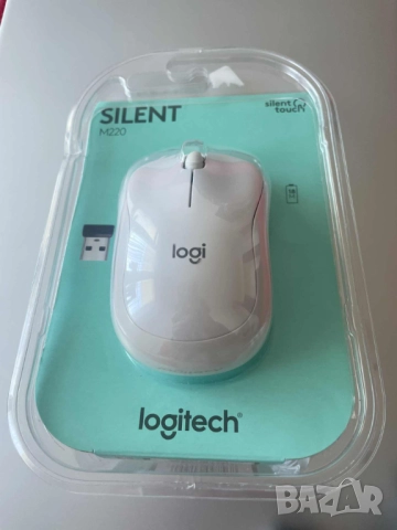 Logitech Безшумна Мишка, снимка 3 - Клавиатури и мишки - 52122463