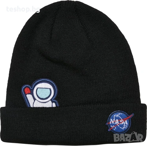 Детска шапка Mister Tee NASA Embroidery Beanie