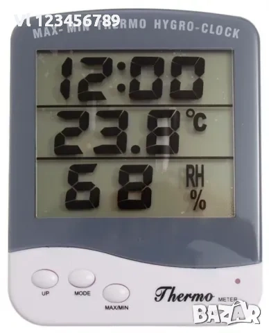 ТЕРМОМЕТЪР/ ХИДРОМЕР,ВЛАГОМЕР – ВЪНШНА-ВЪТРЕШНА температура TA 218A, снимка 3 - Други стоки за дома - 53864439