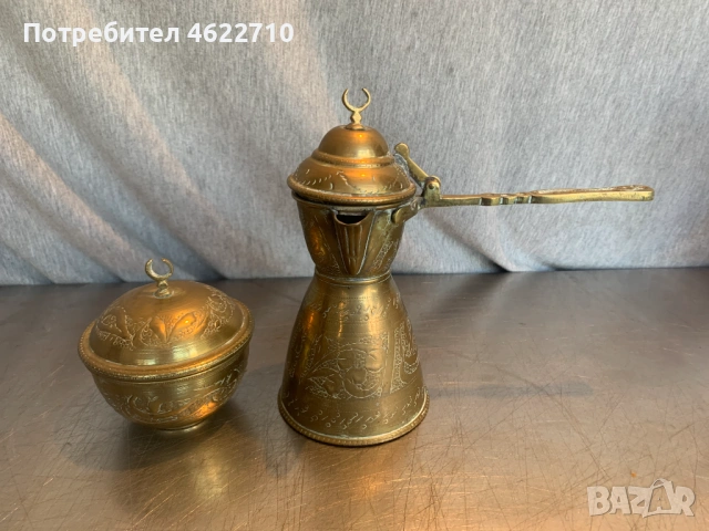 старо  джезве и захарница