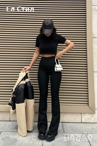 📌#Вата #чарлстон 18 евро Черно-С,Л ,ХЛ Кафяв-М,Л,ХЛ, снимка 3 - Клинове - 53447232