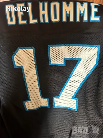 Carolina Panthers 2XL футбол Jake Delhomme vintage , снимка 5 - Тениски - 48535213