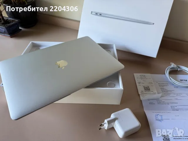 Macbook Air M1 13.3” Silver 8GB 256GB, снимка 4 - Лаптопи за работа - 47481889