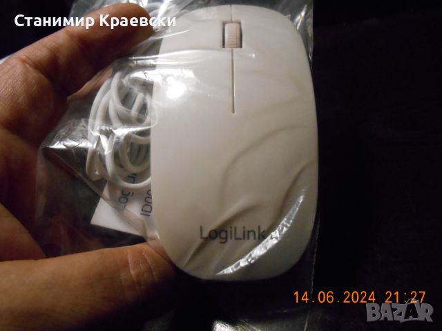 LogiLink slim optical mouse - new, снимка 2 - Клавиатури и мишки - 46349853