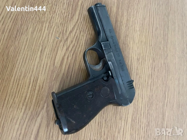 ПИСТОЛЕТ "ЧЗ - 27"  - кал. 7,65мм  -   ДЕАКТИВИРАН/ОБЕЗОПАСЕН.  , снимка 8 - Бойно оръжие - 53783385