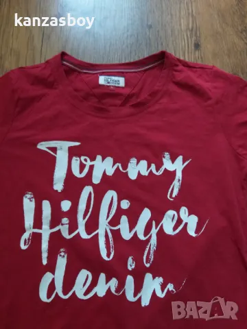 Tommy Hilfiger - страхотна дамска тениска L, снимка 1 - Тениски - 47013129