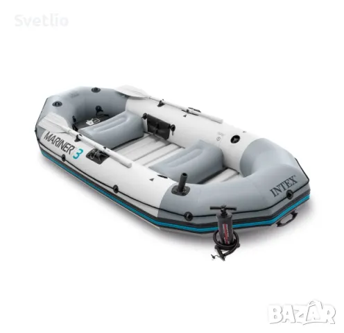 Продавам чисто нова надуваема лодка Intex Mariner 3, снимка 1 - Екипировка - 49488987