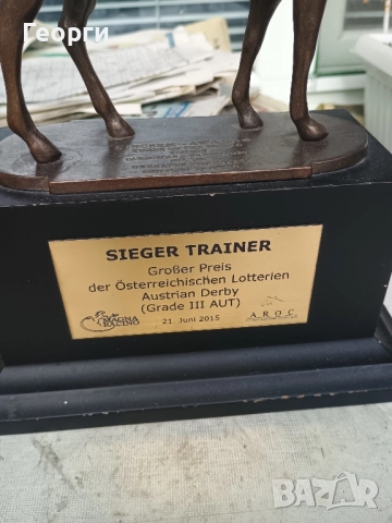 Бронзова награда за конни надбягвания, снимка 8 - Колекции - 52350508