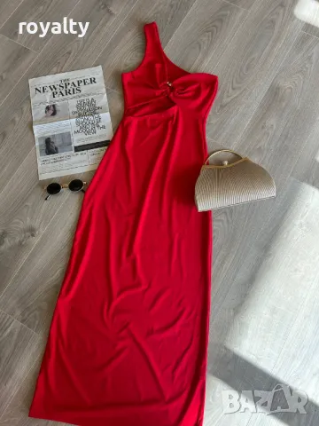 Стилна дамска рокля Два цвята , снимка 2 - Рокли - 50393649