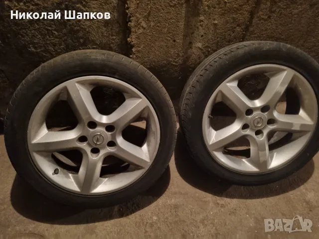 Летни гуми с джанти 225/45 R17, снимка 4 - Гуми и джанти - 48483156