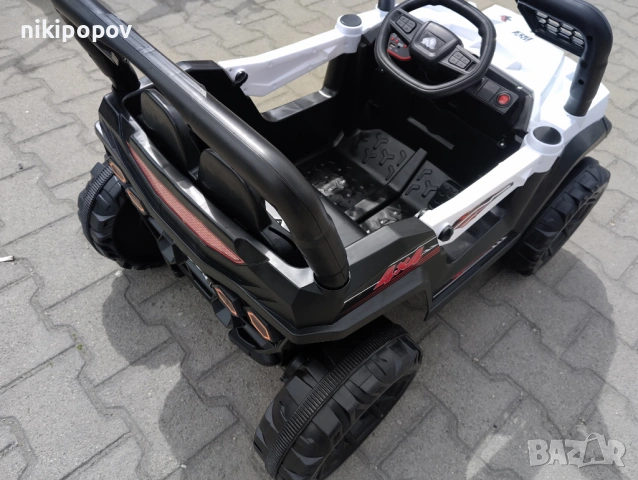 TEXAS акумулаторен джип FAST UTV бял, снимка 6 - Детски велосипеди, триколки и коли - 53569306