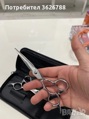 Професионални ножици , снимка 6 - Фризьорски принадлежности - 53296881
