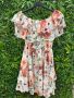 Феерични флорални рокли от шифон  , снимка 1 - Рокли - 45956080