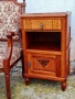 Антикварно шкафче с мраморен плот , снимка 6