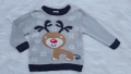 Детски коледен пуловер 9-12 месеца, снимка 4