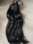 Продавам естествена славянска коса черна , снимка 4