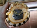 Стенен часовник с ахат плавен механизъм, снимка 4