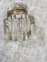 Старинна мастилница от кристално стъкло и месинг, снимка 5