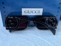 Gucci 2024 дамски слънчеви очила правоъгълни GG1325, снимка 12