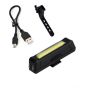 Задна COB LED светлина за велосипед колело LD-2205, Бяла, 120Lum, USB, снимка 4