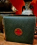 Над 60 годишна,кожена ретро чанта, снимка 3