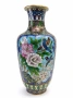 Елегантна декоративна китайска Cloisonné ваза, снимка 1
