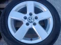 Лети джанти 16ки 5х112 VW + летни гуми 205/55/16 Hankook, снимка 6