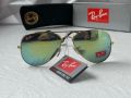 Ray-Ban RB3025 мъжки дамски слънчеви очила унисекс зелени огледални, снимка 2