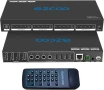 ЧИСТО НОВ EZ MX44HAS2 HDMI матричен суич 4X4 4K 60Hz 4:4:4 HDR + аудио канал - HDCP 2.2 HDMI 2.0 4x4, снимка 1