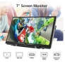 7 инча HDMI монитор, 800x480 LCD екран, мини, малък монитор, снимка 1