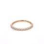 Златен дамски пръстен 1,14гр. размер:58 14кр. проба:585 модел:23796-3, снимка 1 - Пръстени - 45735713
