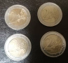 4 монети от по 2 euro юбилейни, снимка 2
